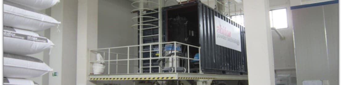 Modern industrial adhesives manufacturing facility